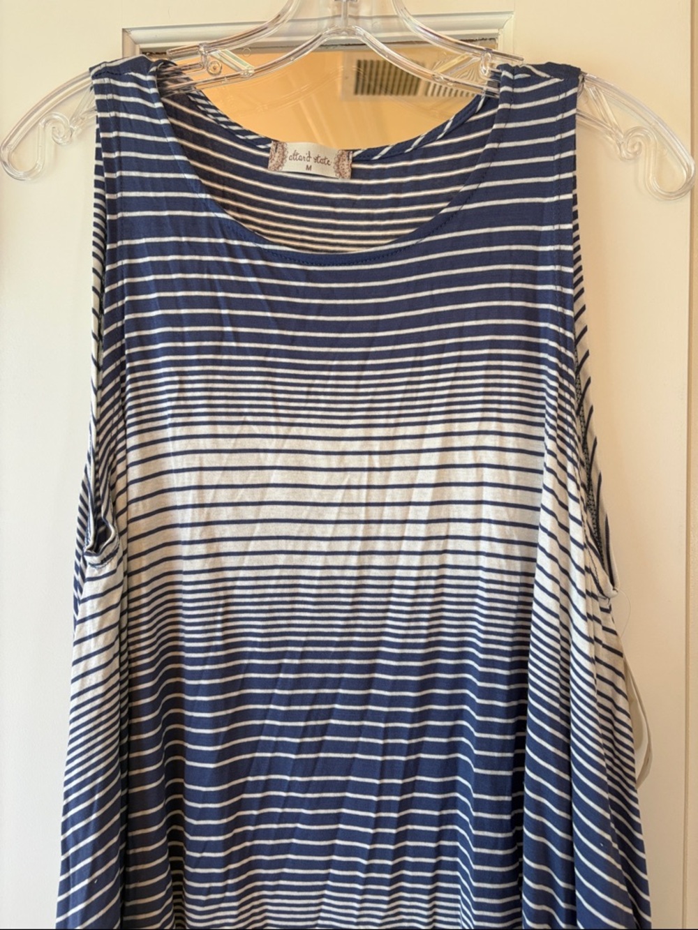 NWT M Altar'd State blue & White Striped Tank sleeveless and flowy dress or top